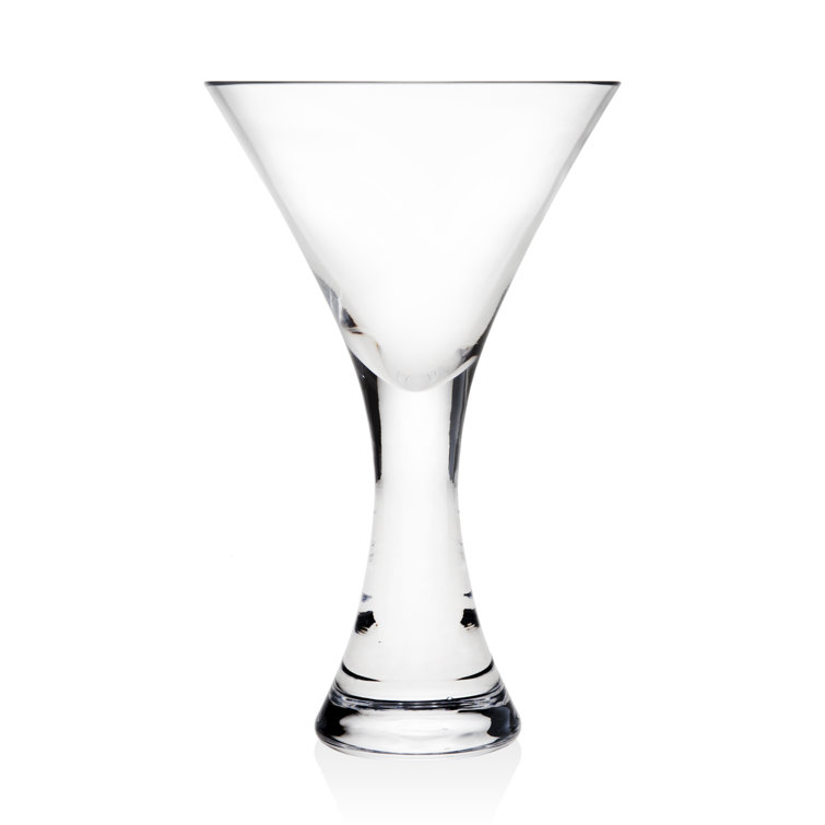 Martini Glasses Cocktail Drinkware Martini Footed Heavy Base Tall Glass